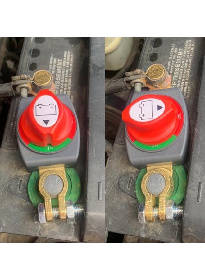 مفتاح فصل البطارية الرئيسي 12-48 فولت للسيارة والمركبة والكامبر والقارب (سلبي، تشغيل/إيقاف) - Image 3